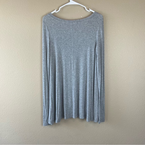 Free People Flowy January Top Grey - Picture 4 of 12